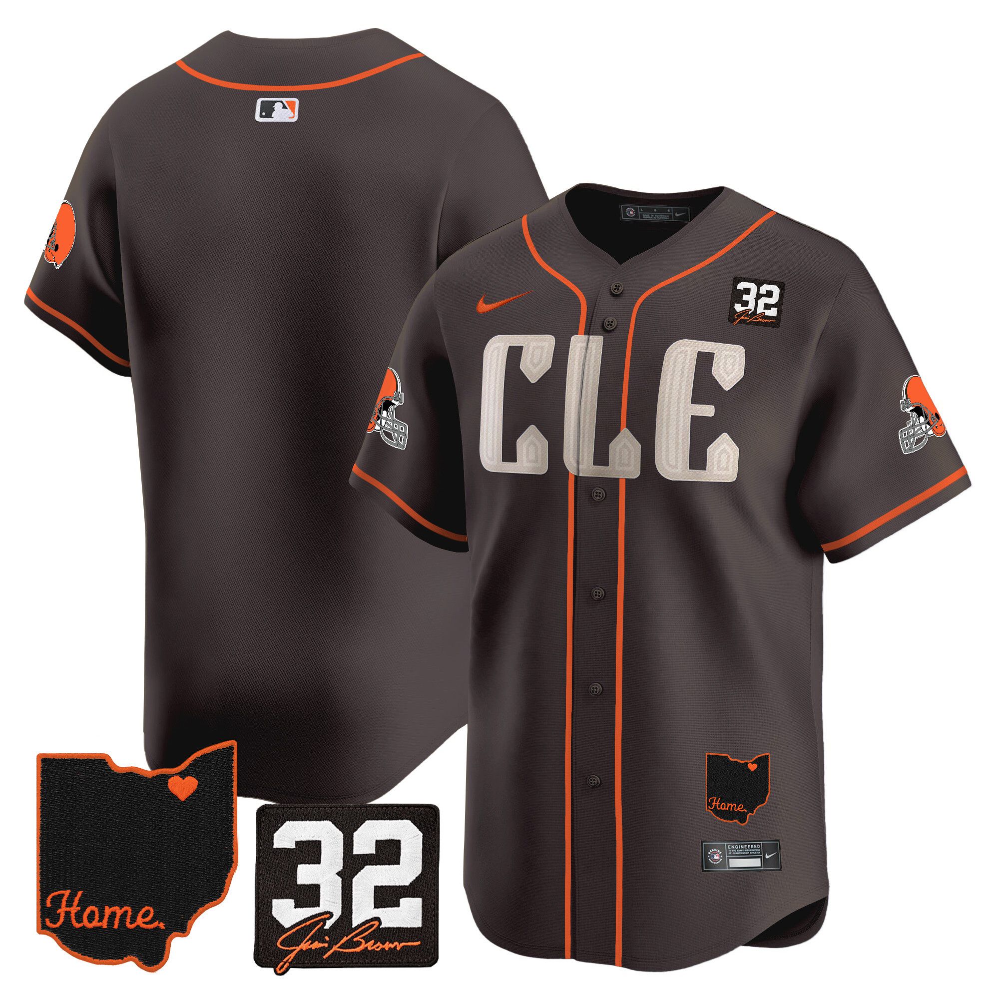 Men Cleveland Browns Blank Brown Home Patch Vapor Premier Limited 2024 Nike NFL Jersey->indianapolis colts->NFL Jersey